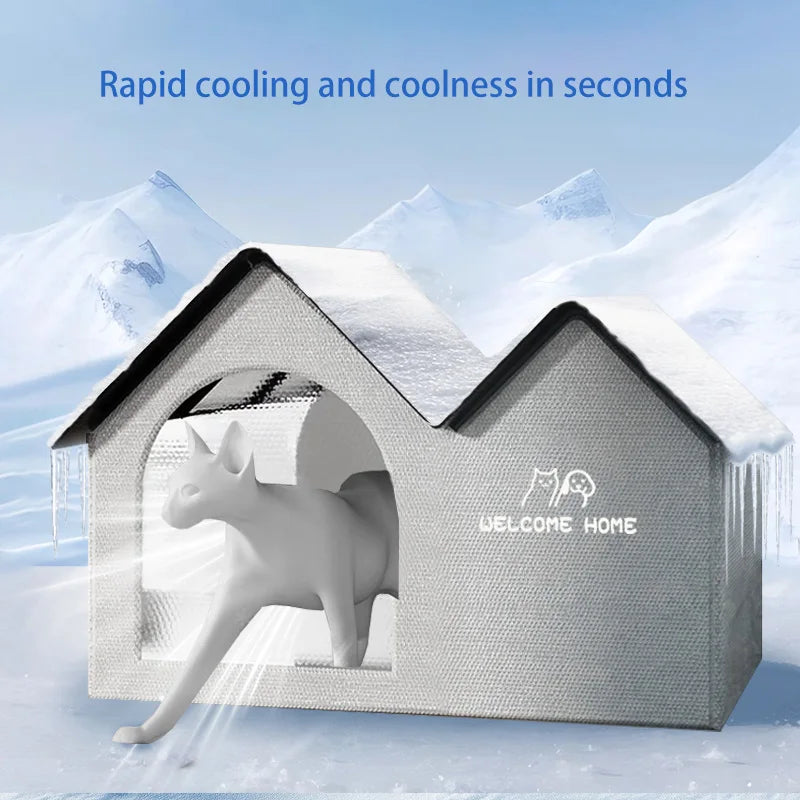 Cooling Cat House for All Seasons