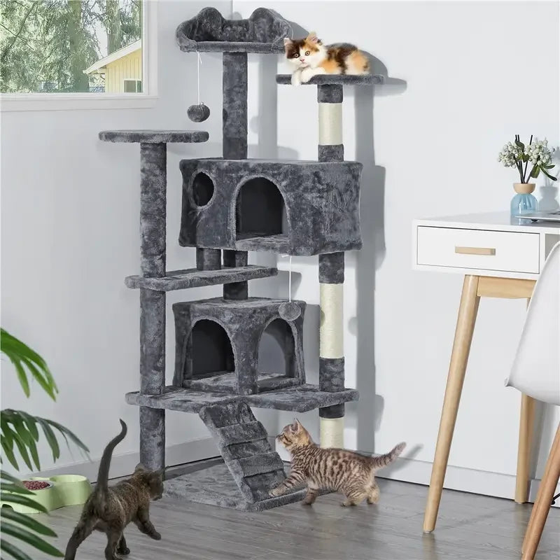 Large Multi-Level Cat Tree Tower