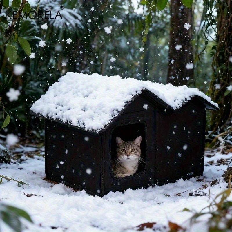 Outdoor Winter Raised Cat Shelter