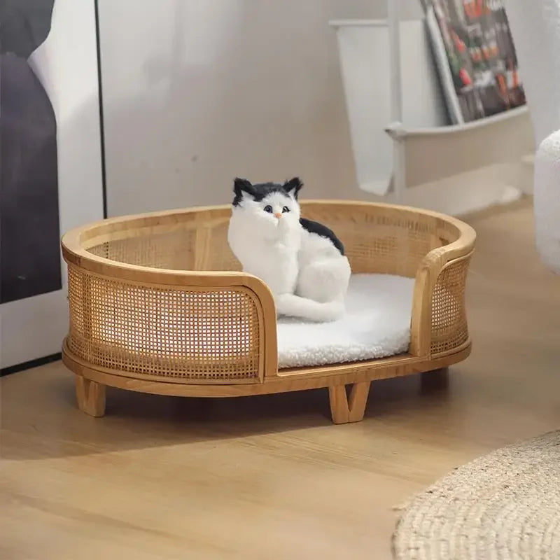 Princess Style Elevated Cat Bed
