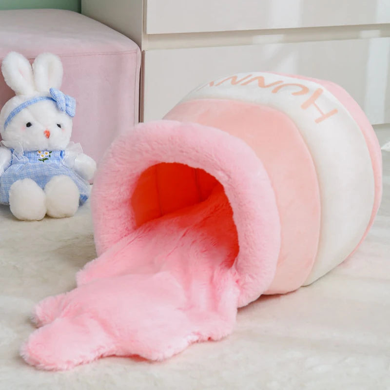Honey Pot Enclosed Cat Bed