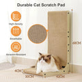L-Shaped Cat Scratcher – Space-Saving Furniture Protector