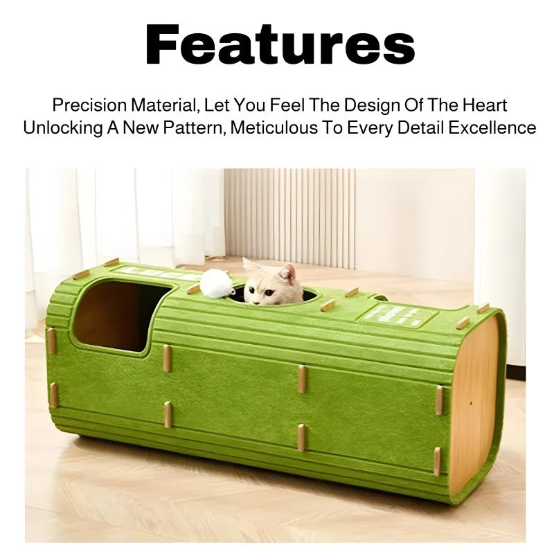 Multifunctional 3-Level Cat Scratching Tower