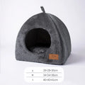 Warm Triangle Enclosed Cat Bed