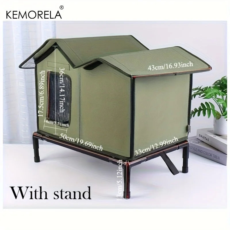Outdoor Winter Raised Cat Shelter