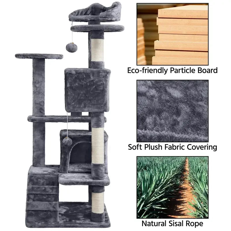 Large Multi-Level Cat Tree Tower