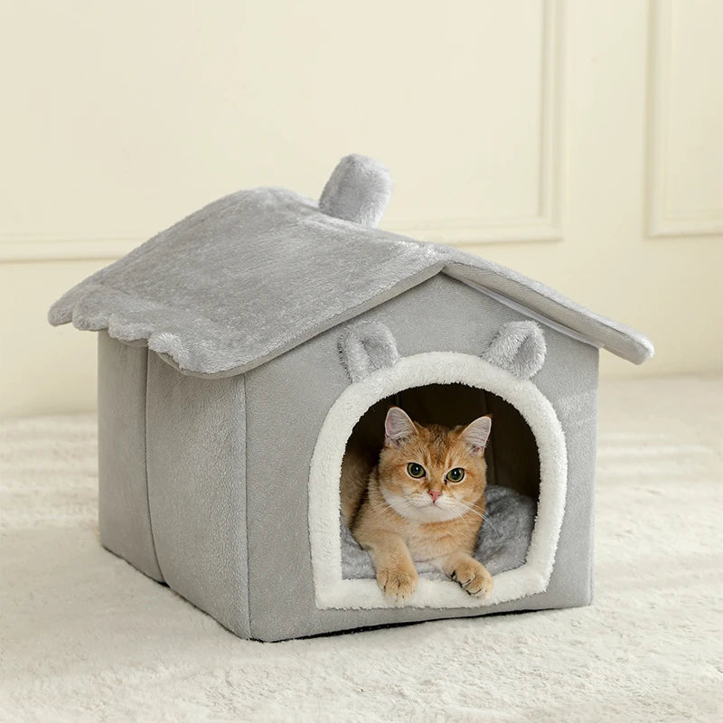 Foldable Indoor Cat & Dog House