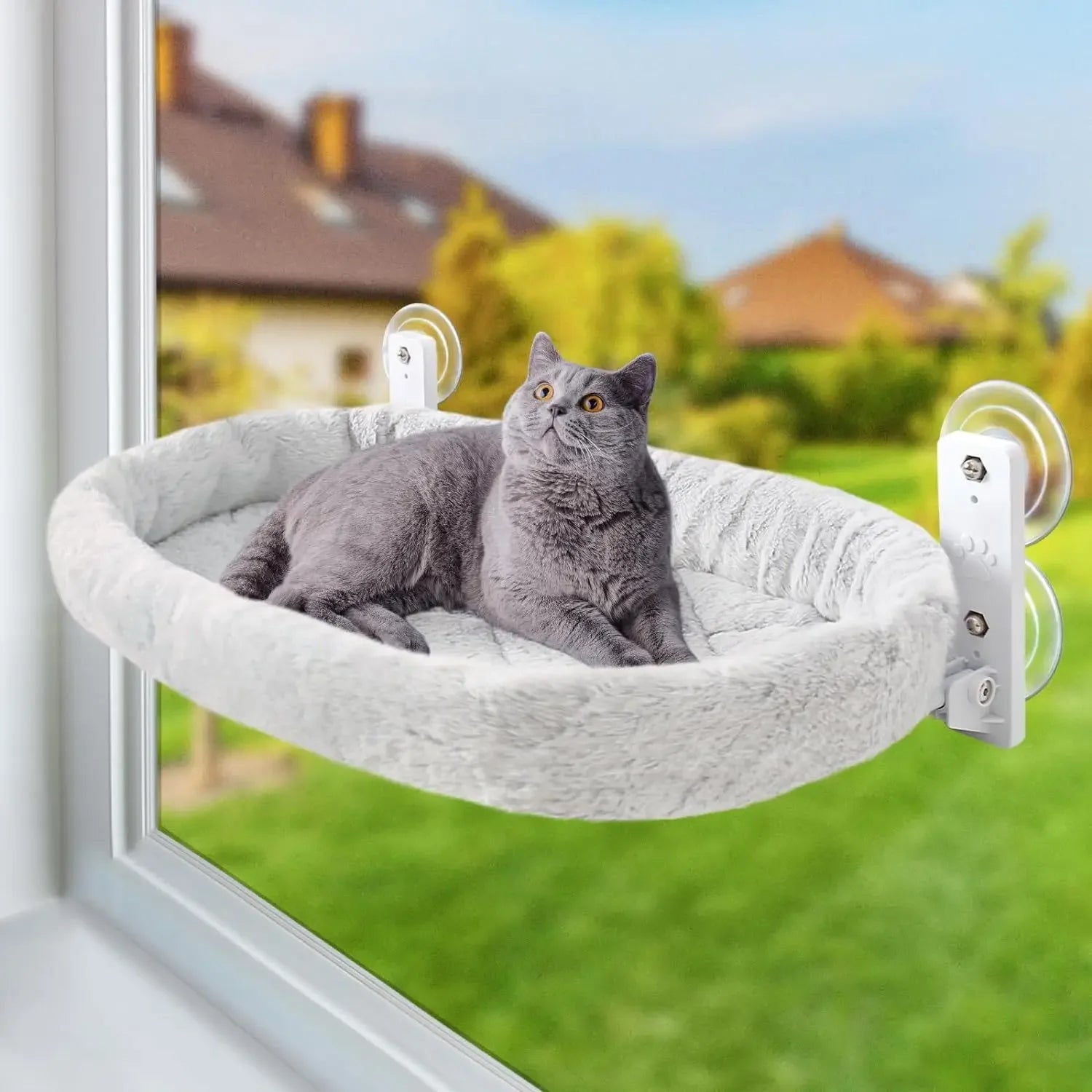 Cat Window Hammock with Suction Cups