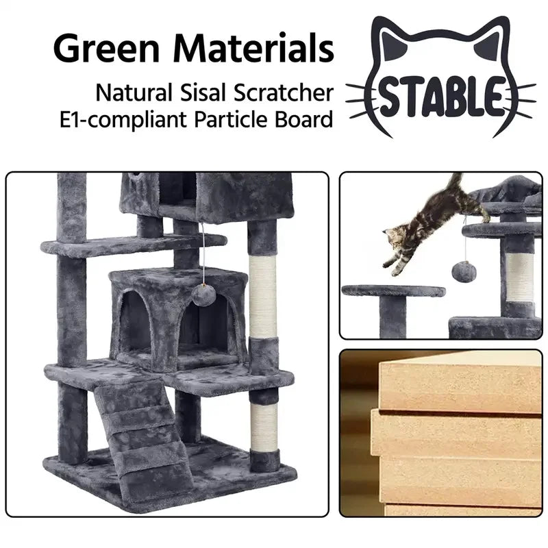 Large Multi-Level Cat Tree Tower