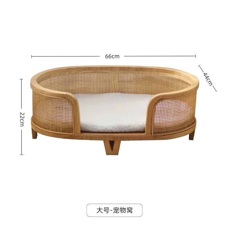 Princess Style Elevated Cat Bed
