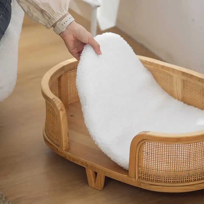 Princess Style Elevated Cat Bed