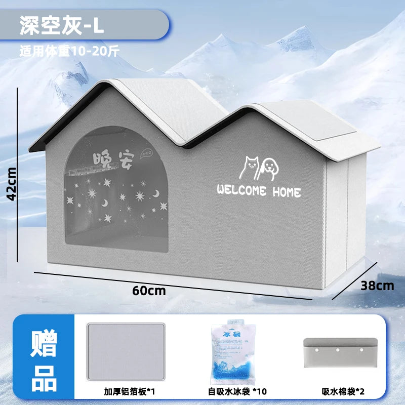 Cooling Cat House for All Seasons