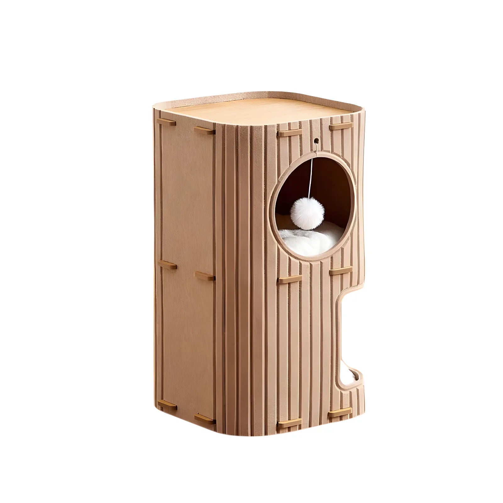 Multifunctional 3-Level Cat Scratching Tower