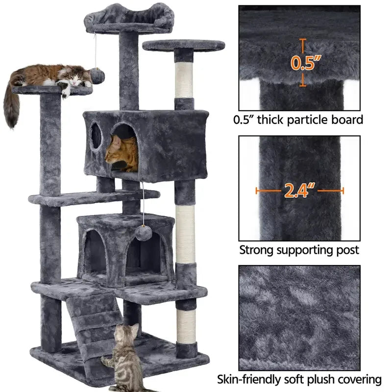 Large Multi-Level Cat Tree Tower