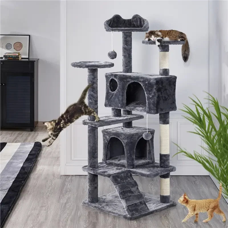 Large Multi-Level Cat Tree Tower