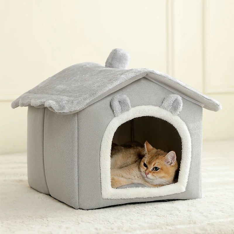 Foldable Indoor Cat & Dog House