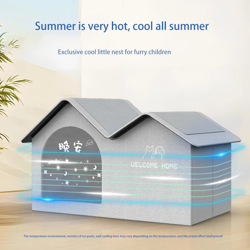 Cooling Cat House for All Seasons