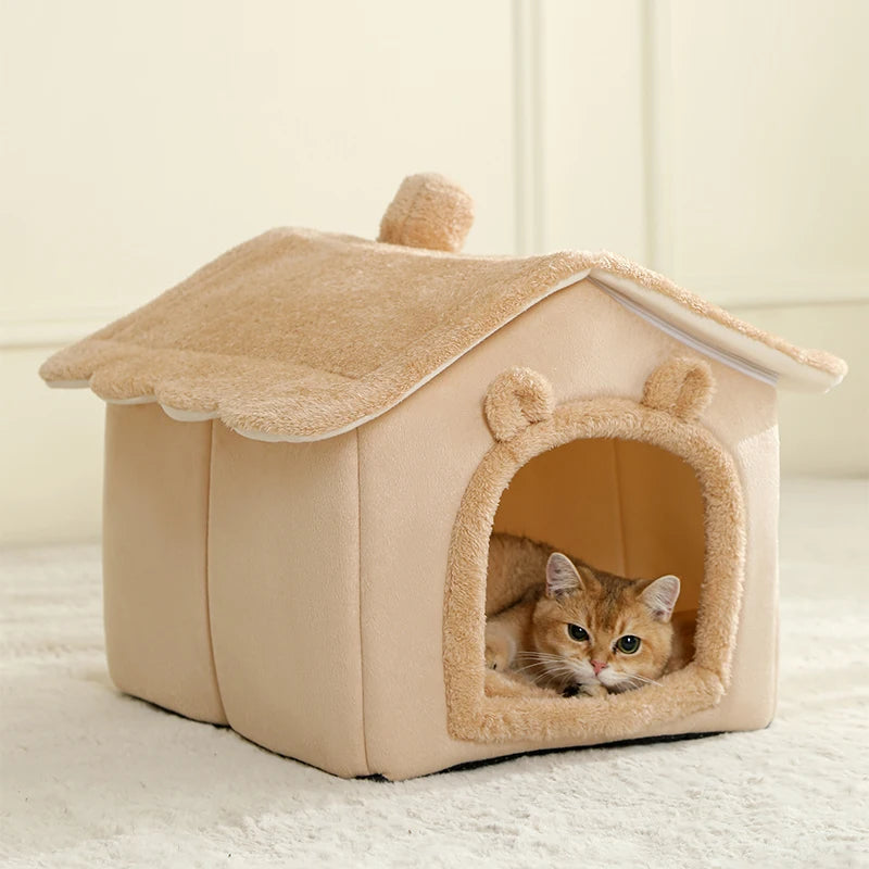 Foldable Indoor Cat & Dog House