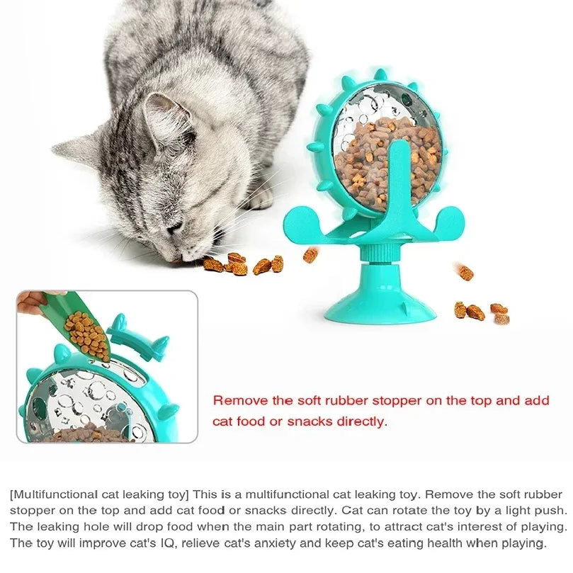 Interactive Cat Toy with Treat Dispenser
