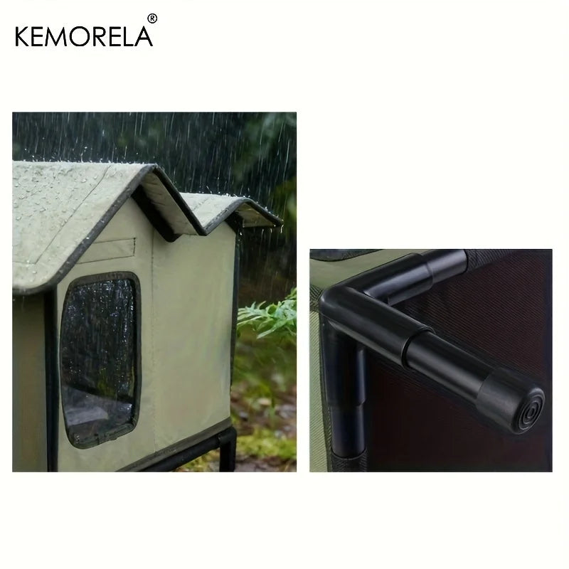 Outdoor Winter Raised Cat Shelter