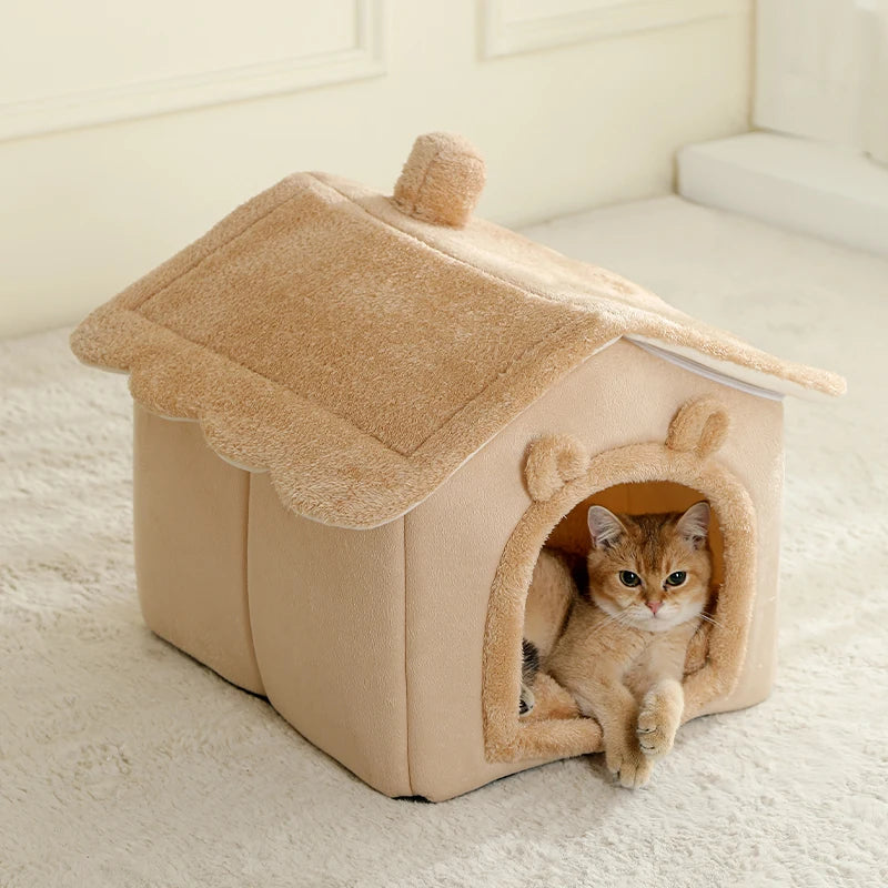 Foldable Indoor Cat & Dog House