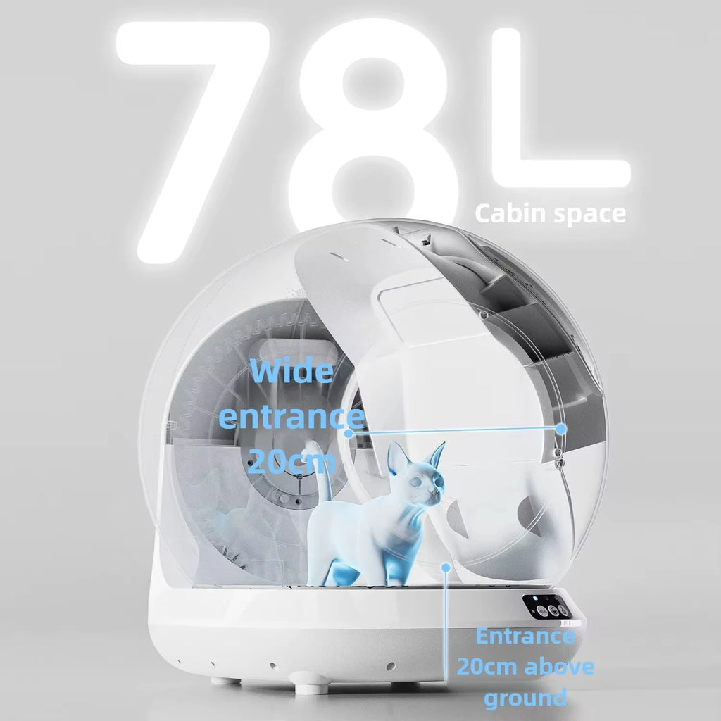 Automatic Smart Enclosed Litter Box